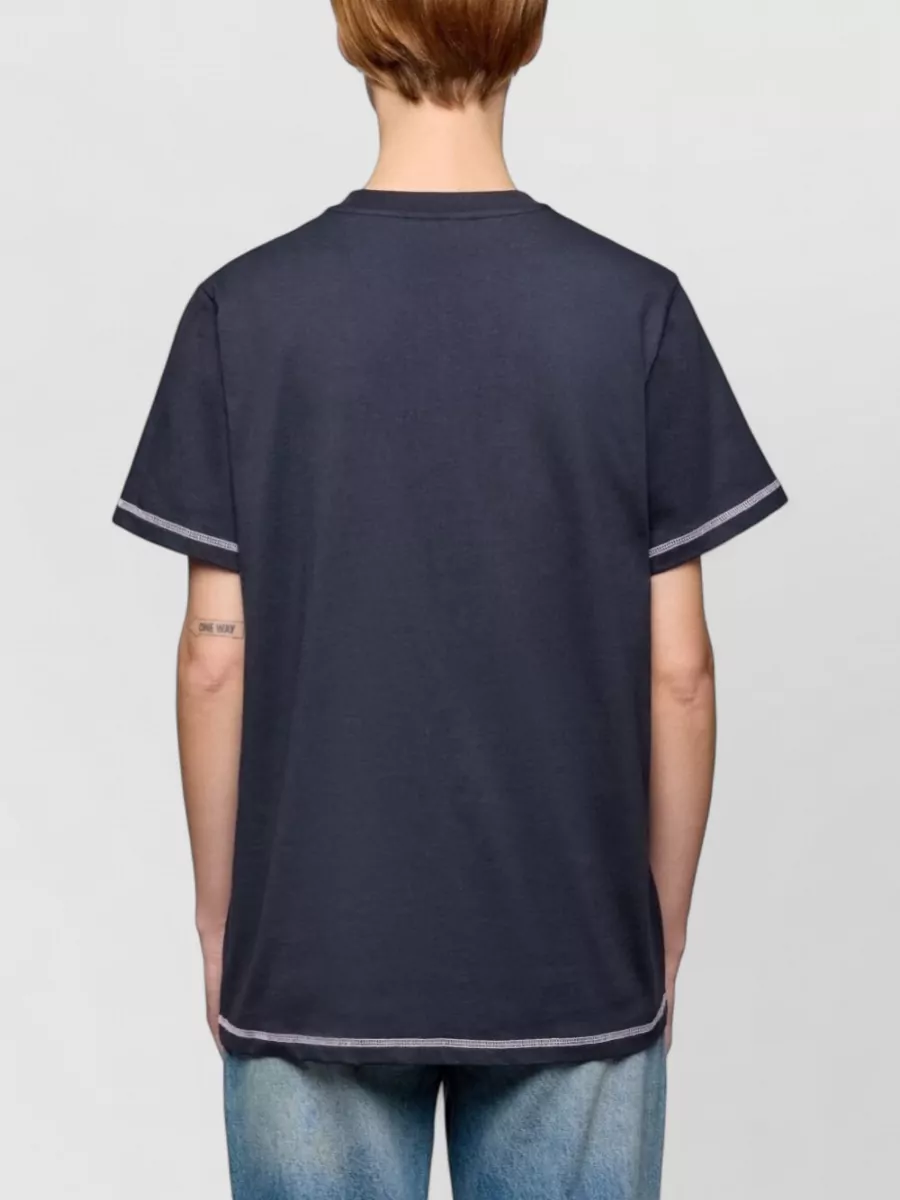 Ganni Organic Cotton Graphic Short-Sleeve T-Shirt
