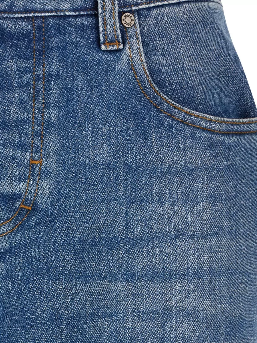 Gucci Denim Straight-Leg Jeans