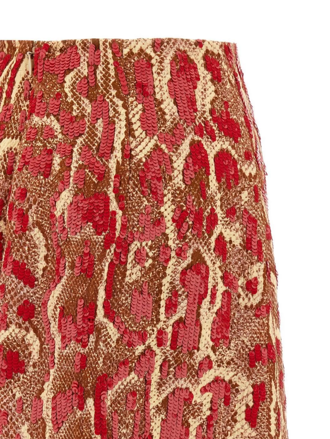 Shop Dries Van Noten A-line Silhouette Animal Print Skirt