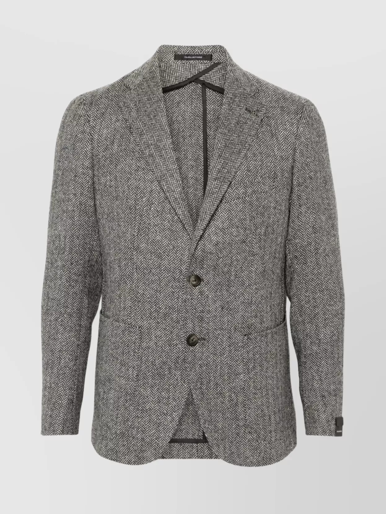 Tagliatore Single Breast Jacket Herringbone Pattern