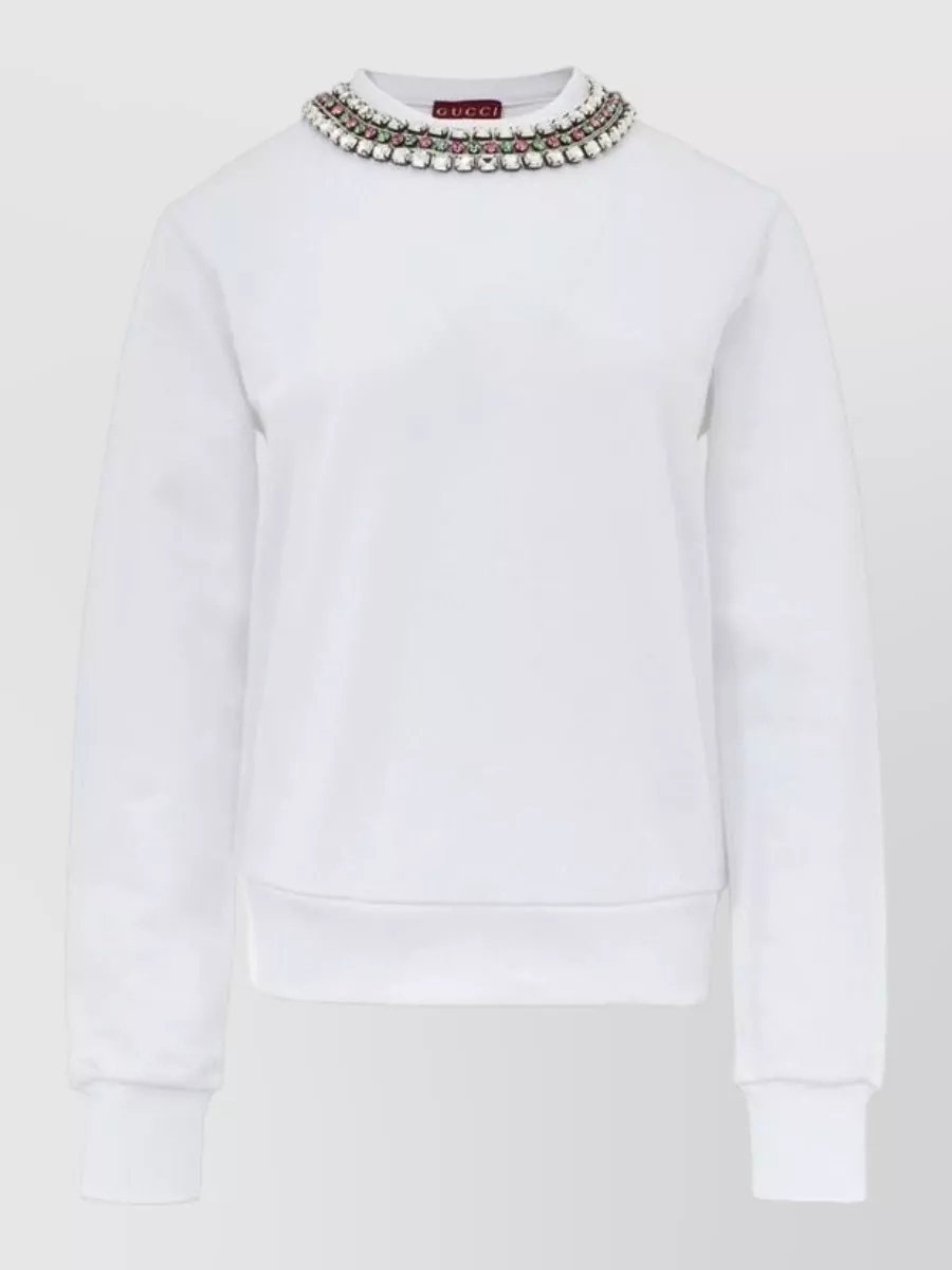 Gucci Jeweled long sleeve sweatshirt