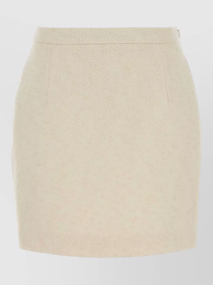 Alessandra Rich tweed high-rise mini skirt
