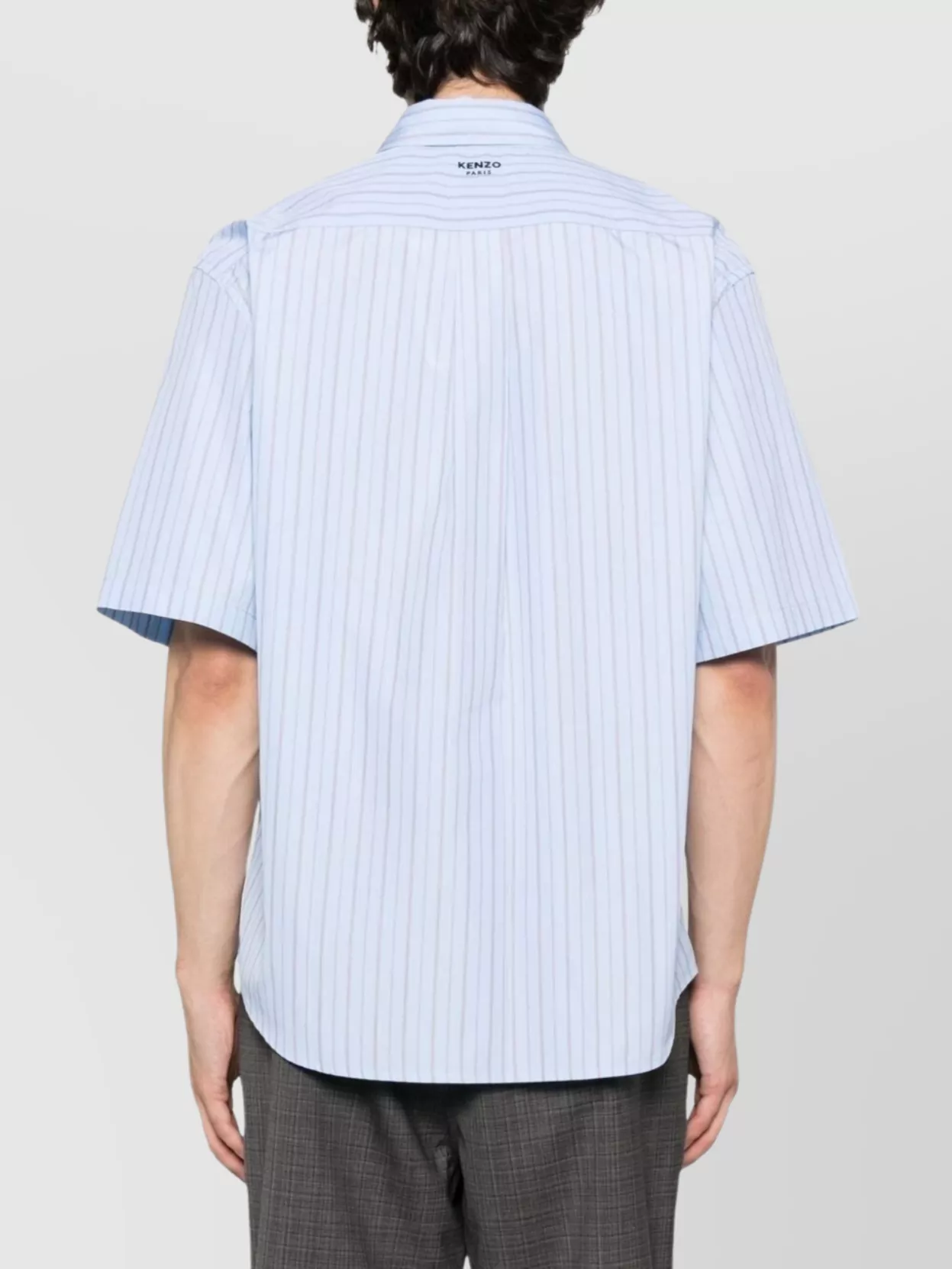 Kenzo 'Striped Boke Flower' Short Sleeve Shirt
