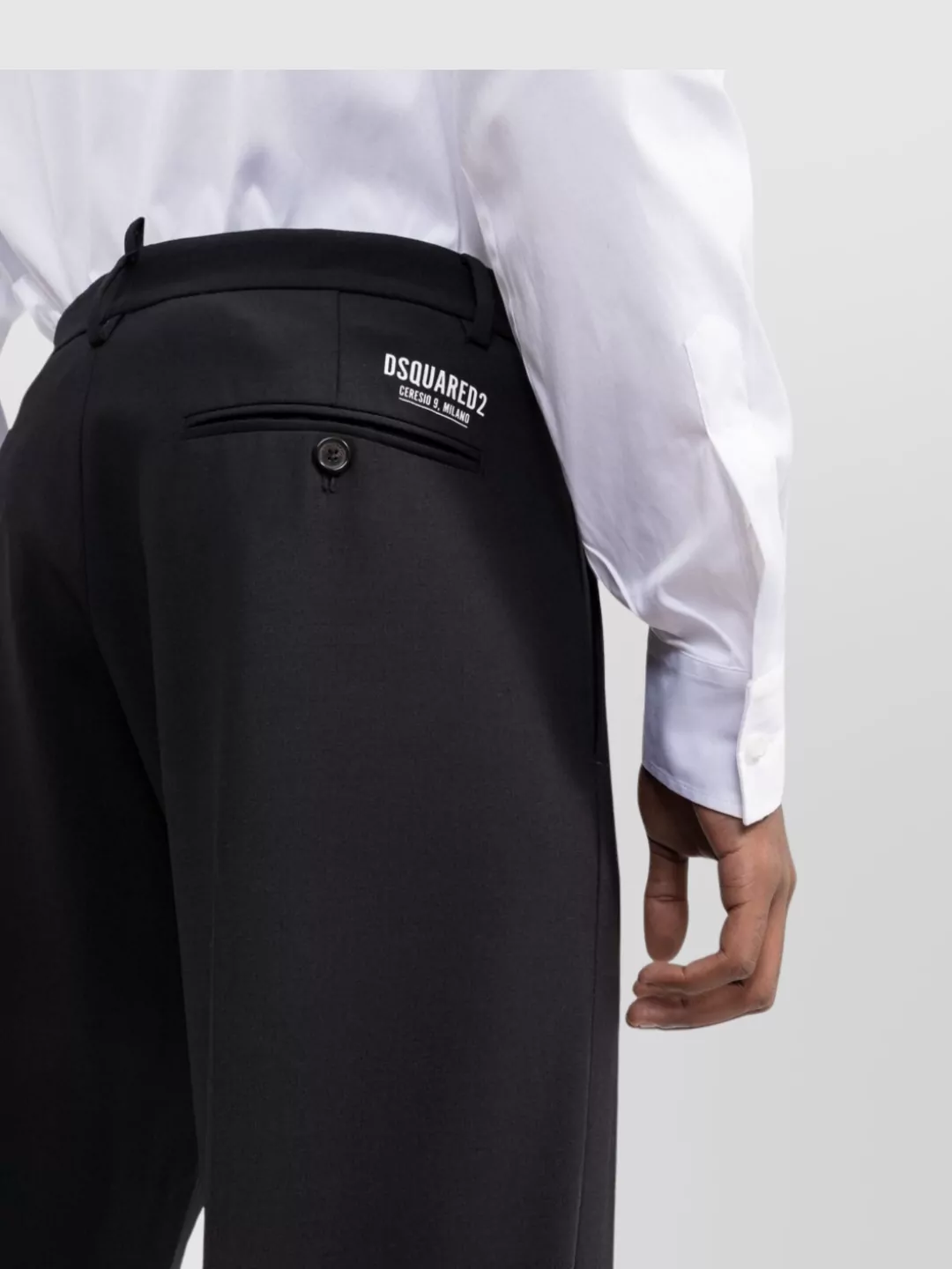 Dsquared2 Tailored Trousers With Pockets And Loops