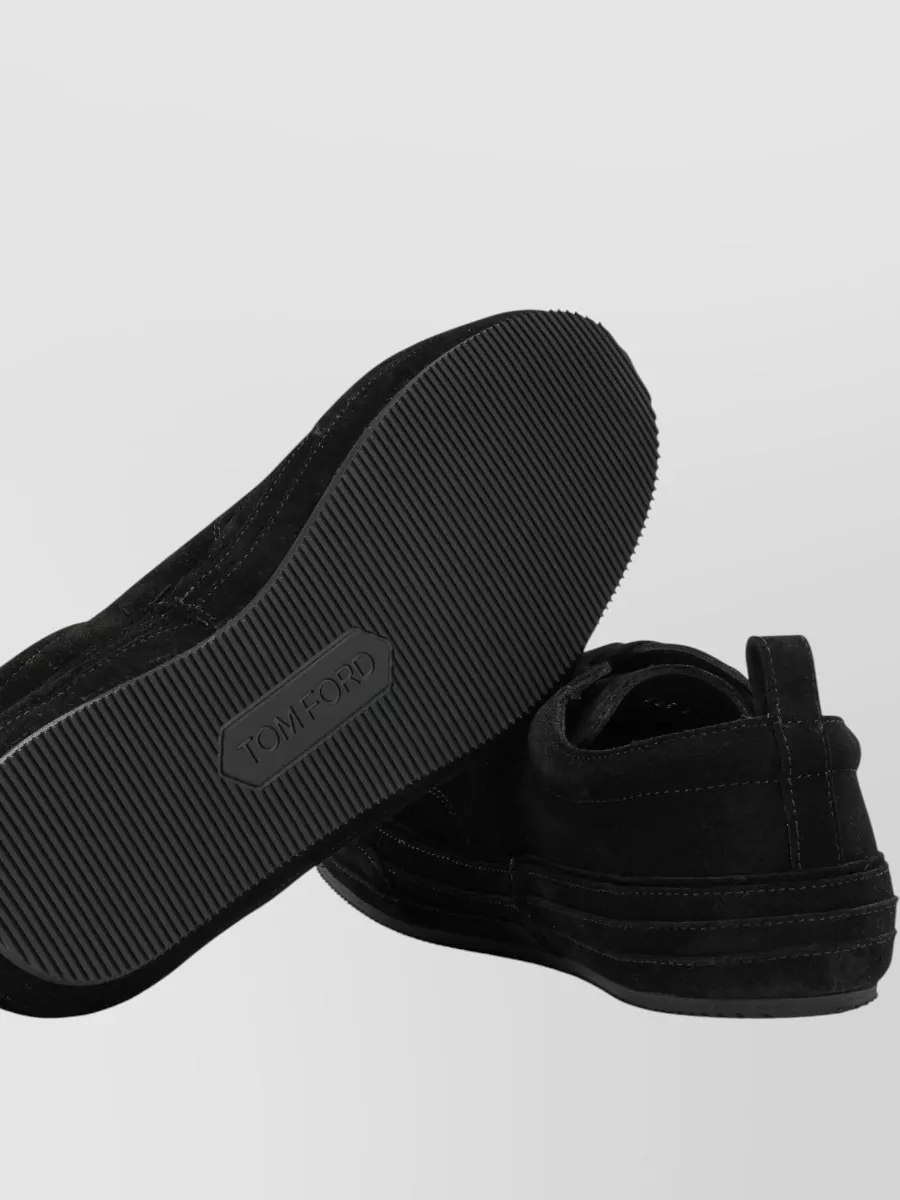 Tom Ford Leather Low-Top Sneakers