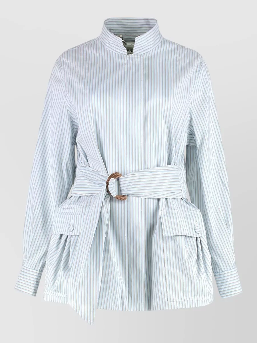 Fendi belted shirt