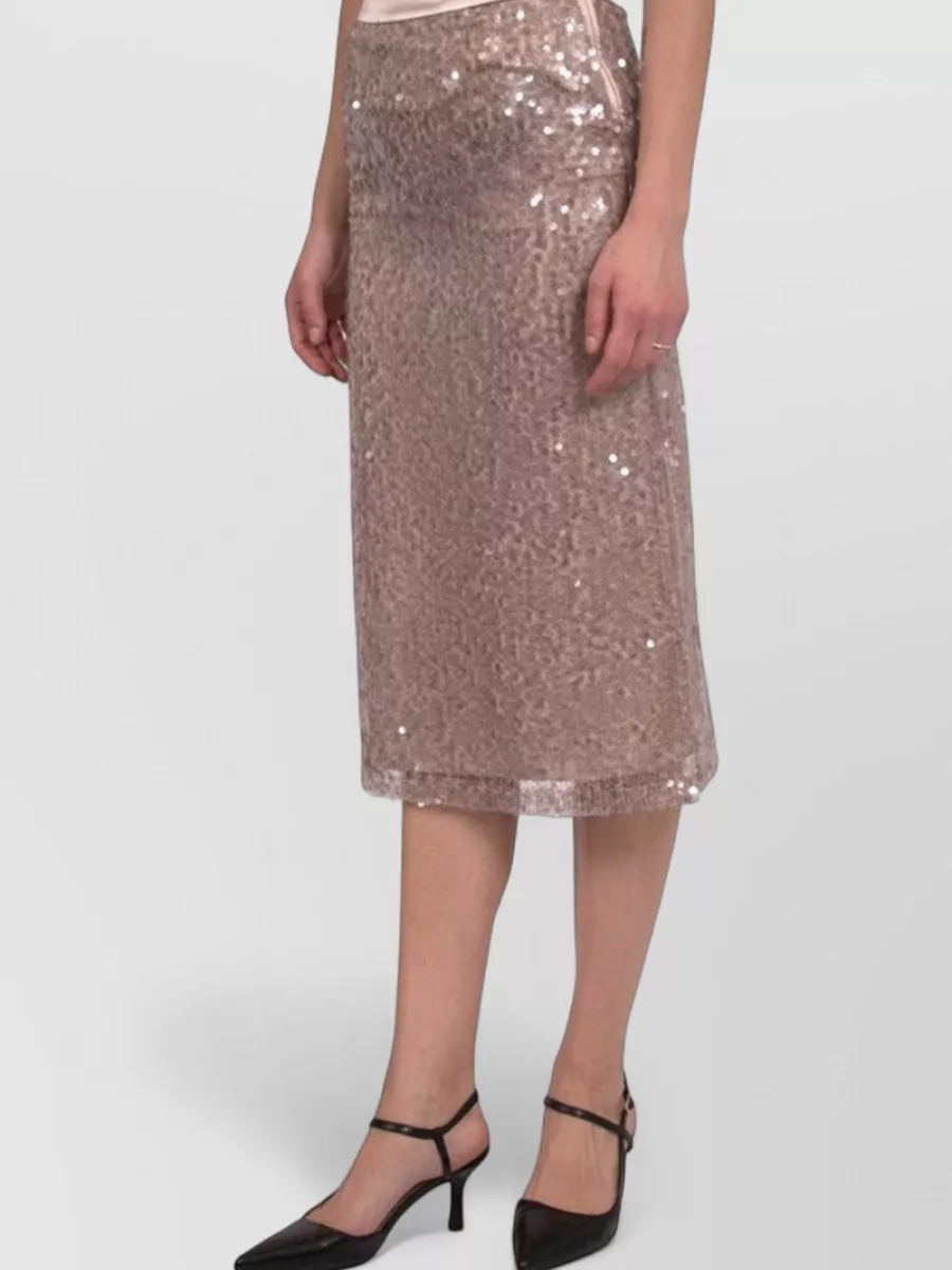 Peserico Silk Pencil Skirt