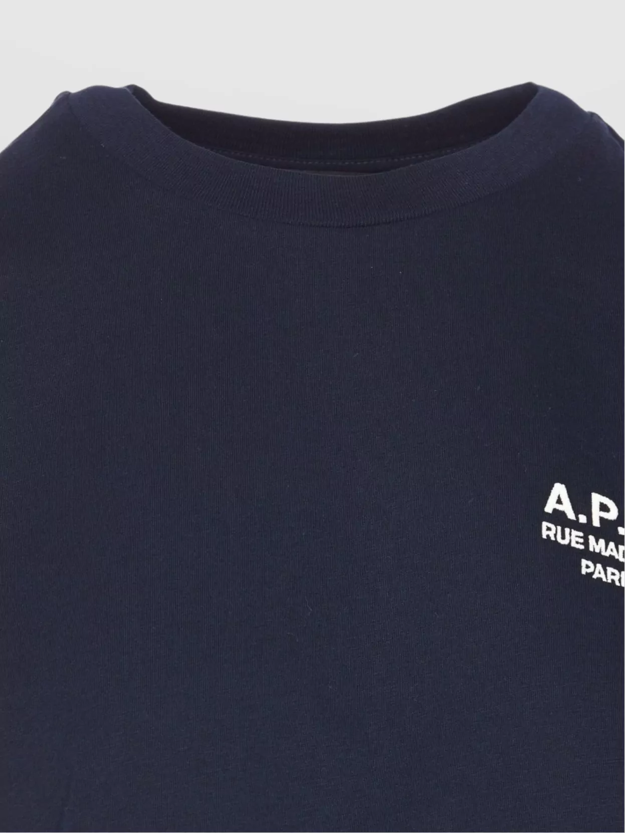 Apc Logo-embroidered Cotton T-shirt
