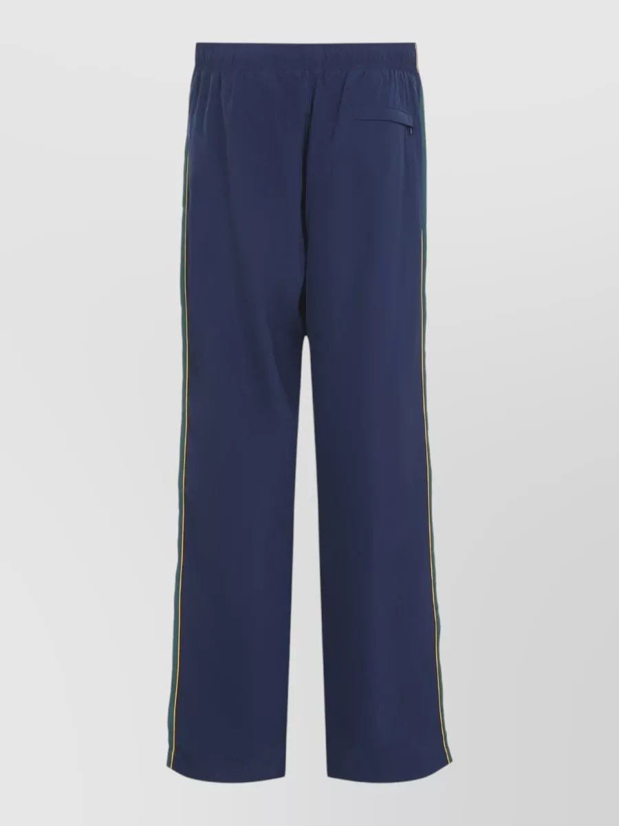 Casablanca polyester relaxed-fit straight-leg track pants