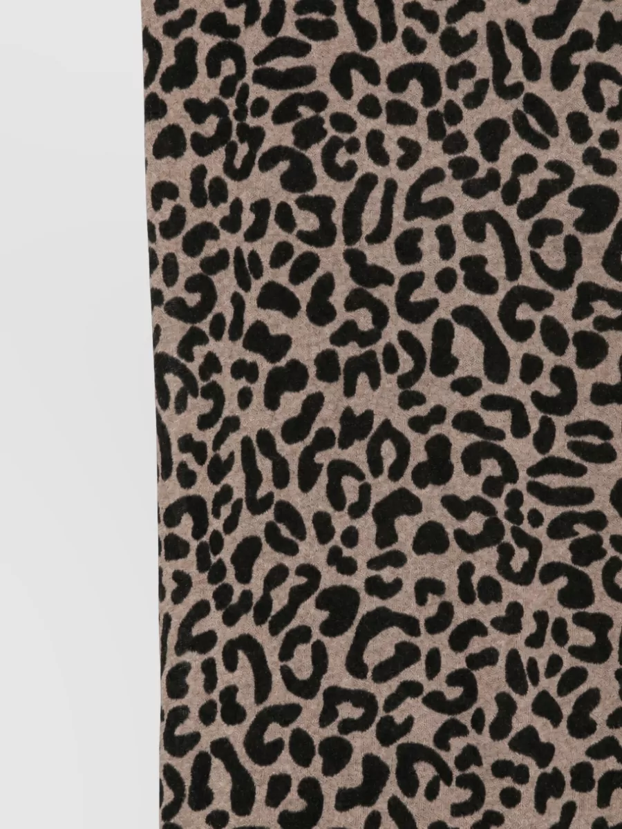 Faliero Sarti cashmere leopard-print scarf