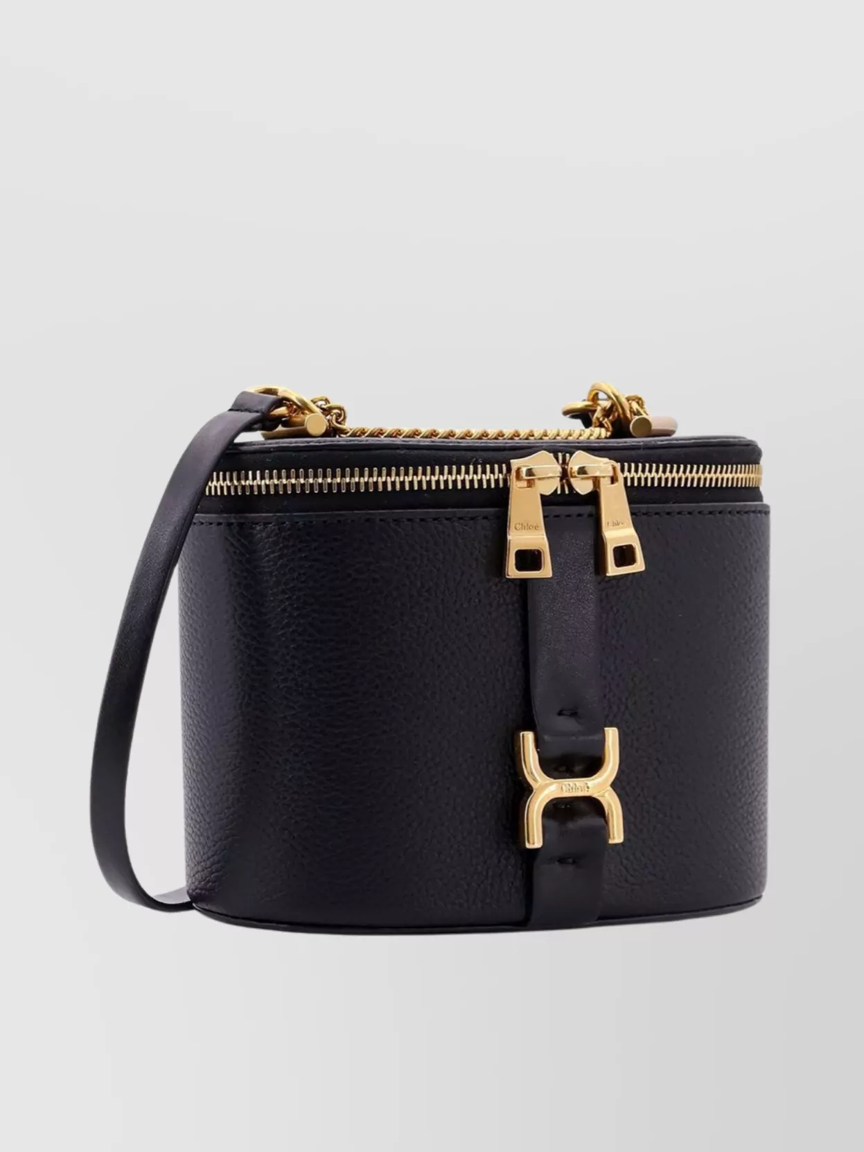 Chloé Small Marcie Vanity Leather Shoulder Bag