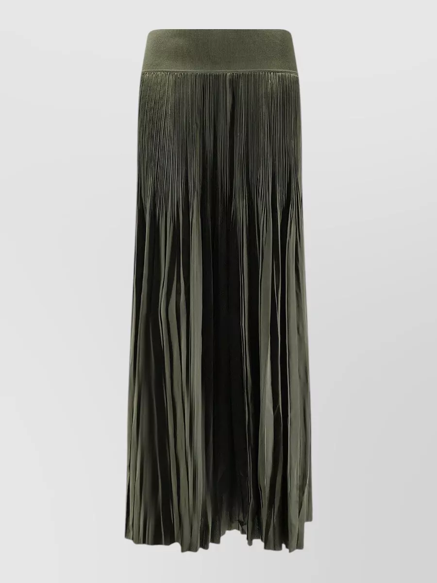 Joseph pleated satin skirt