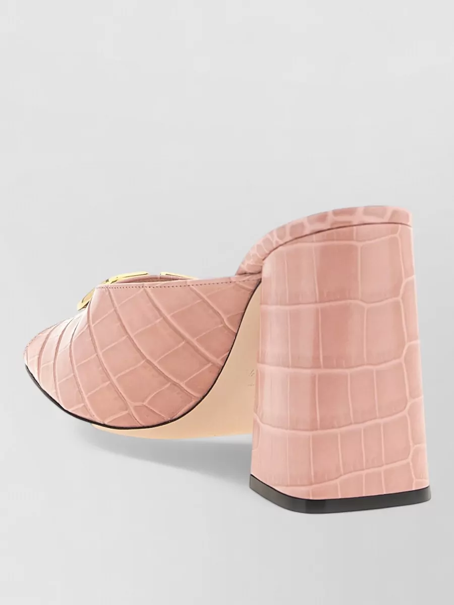 Valentino Garavani Leather Slides