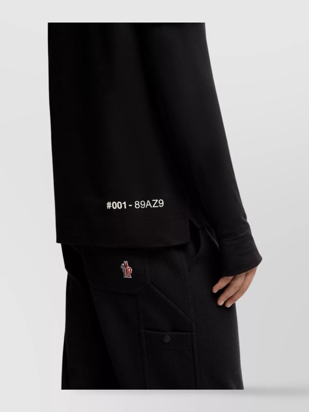 Moncler Grenoble Crewneck T-Shirt Embroidery Detail