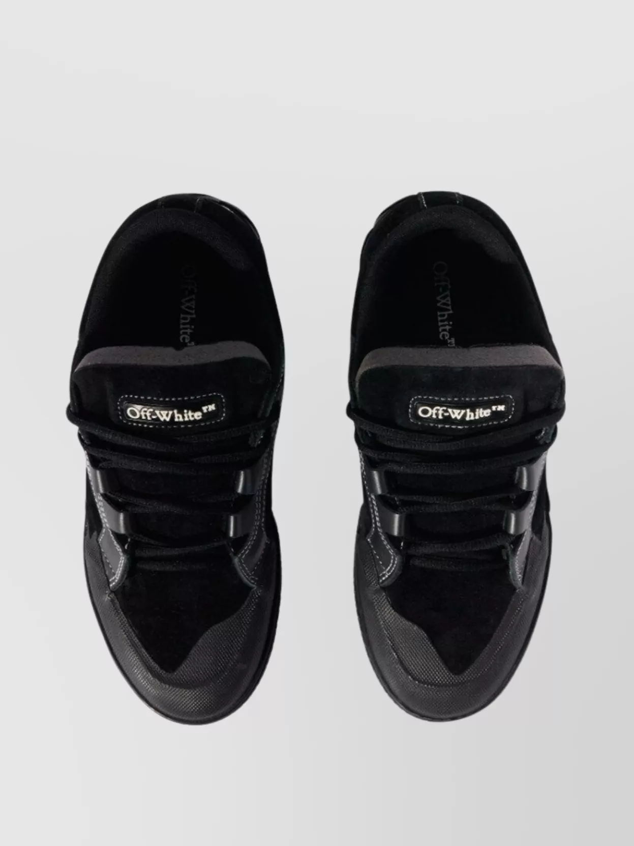 Off-White Vulcanized Rubber Sole Sneakers