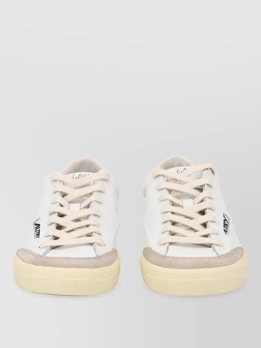Autry Leather Suede Low-Top Sneakers