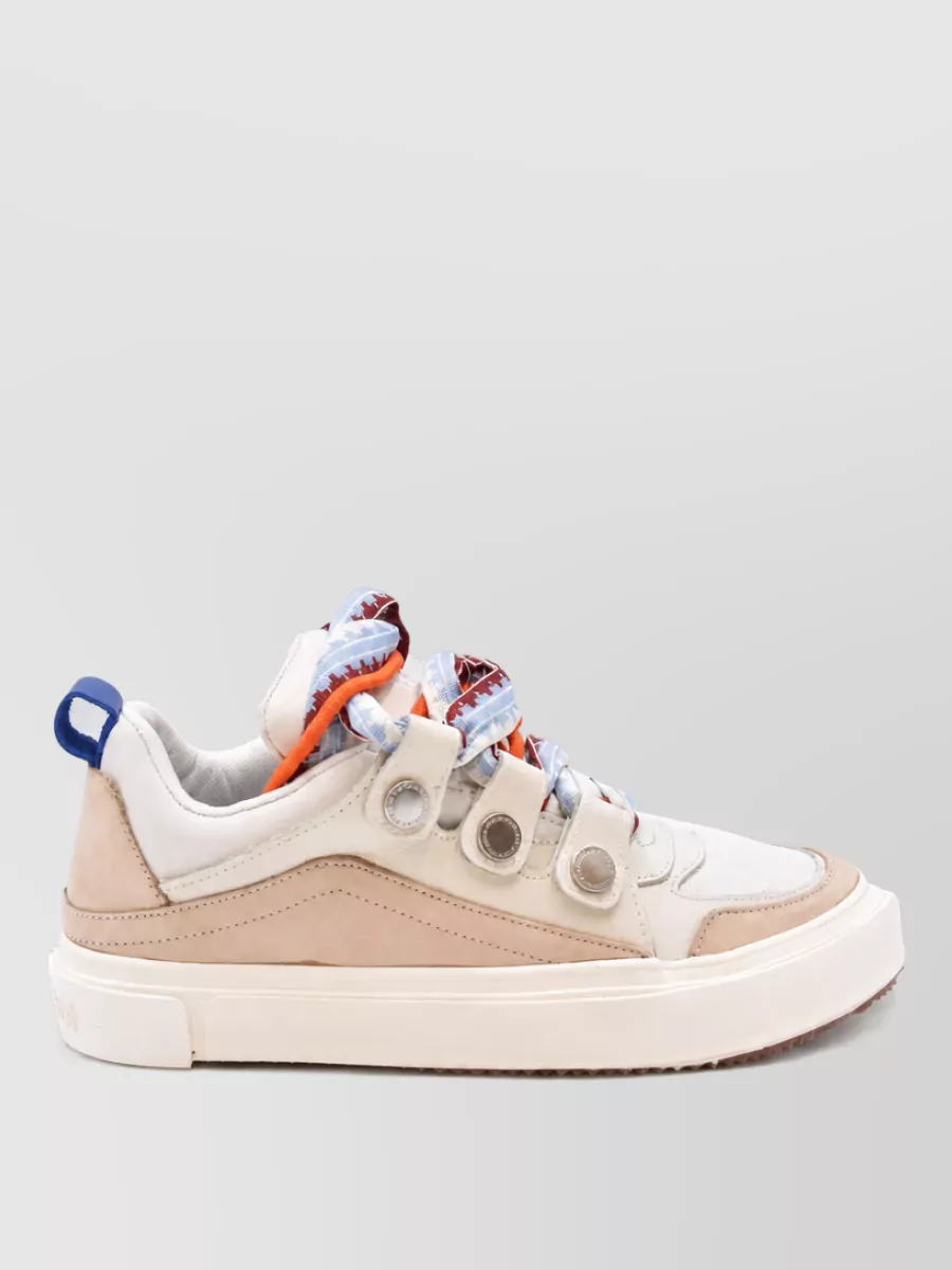 Marcelo Burlon Leather Low-Top Sneakers