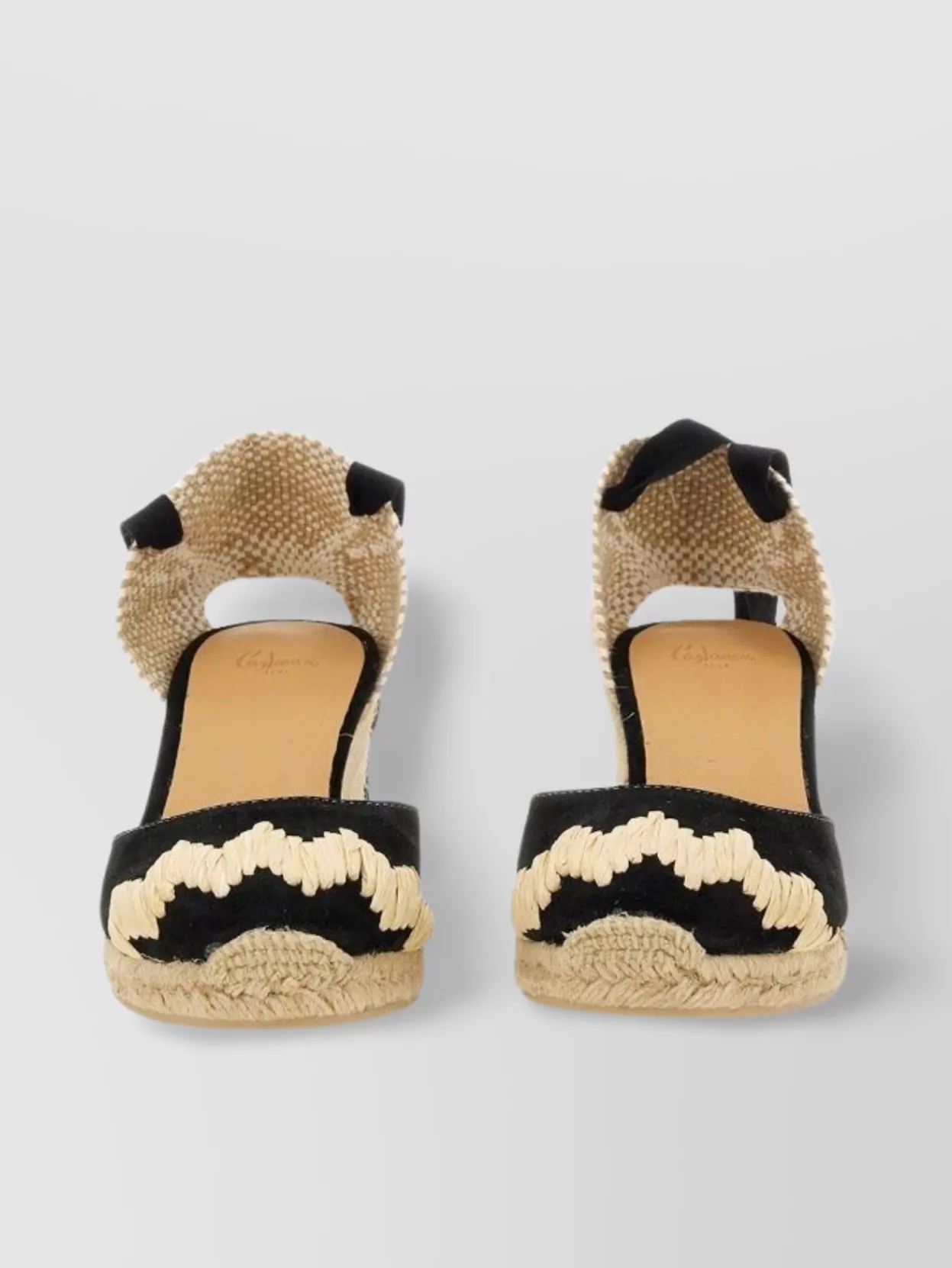Castaã±er Cande Wedge Heel Espadrille Open Back