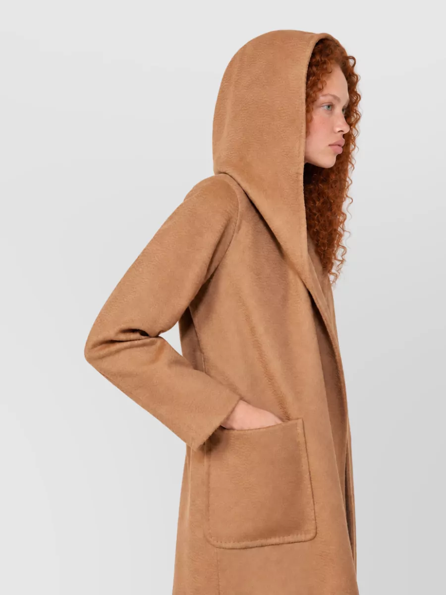 Max Mara Camel Hair Fitted Jacket