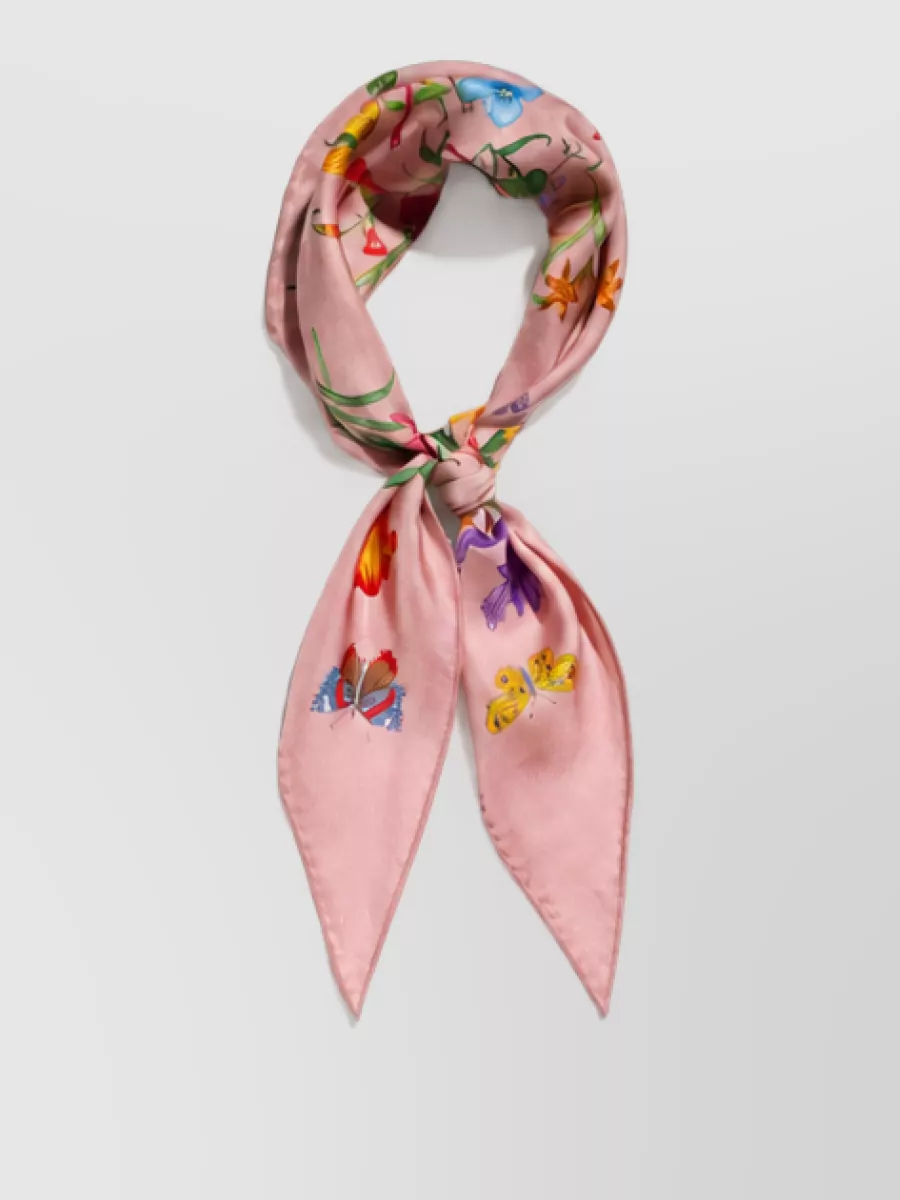 Gucci silk printed scarf