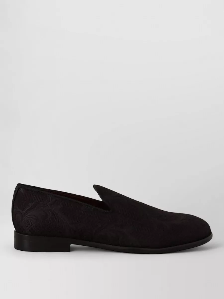 Dolce&Gabbana Silk Floral Brocade Slippers