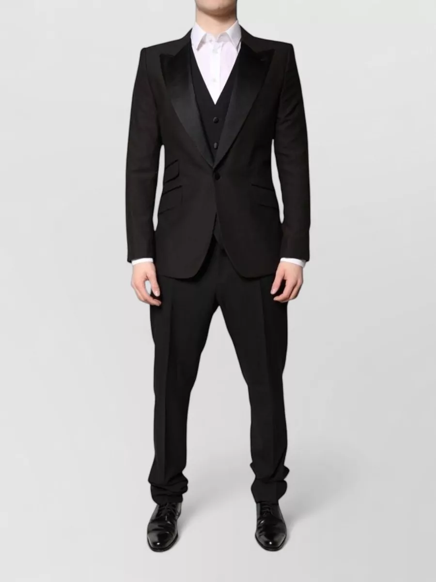 Dolce&Gabbana Wool silk slim-fit single-breasted suit