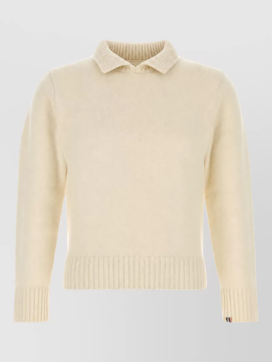 Extreme Cashmere cashmere chunky-knit polo sweater