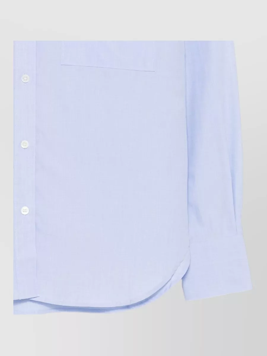 Closed cotton oversized shirt