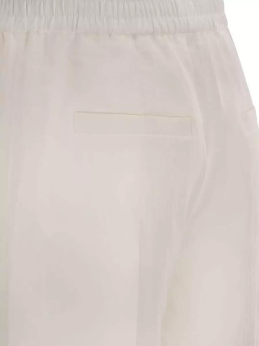 Brunello Cucinelli Cotton Loose Track Trousers