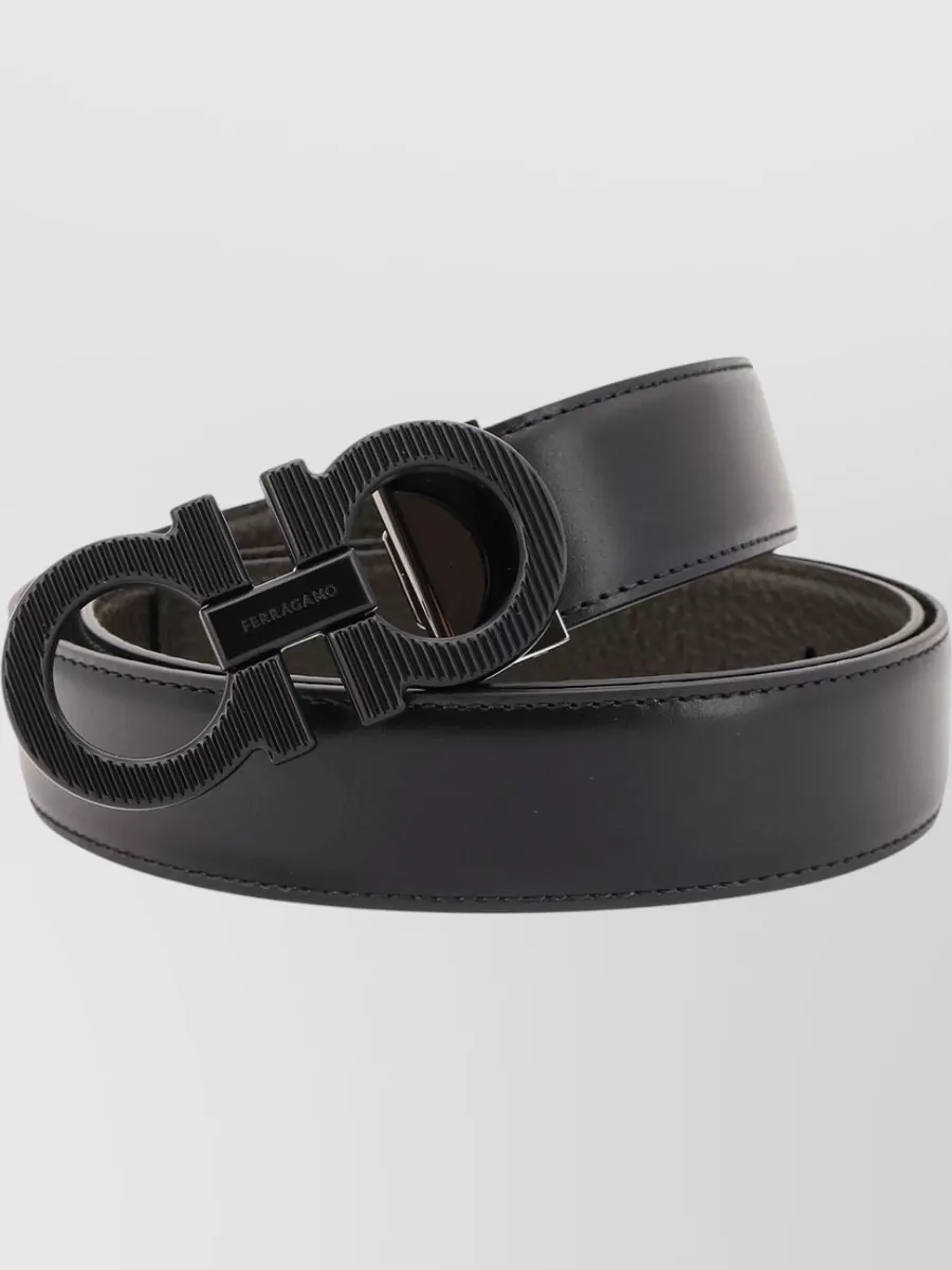 Ferragamo Leather Reversible Belt