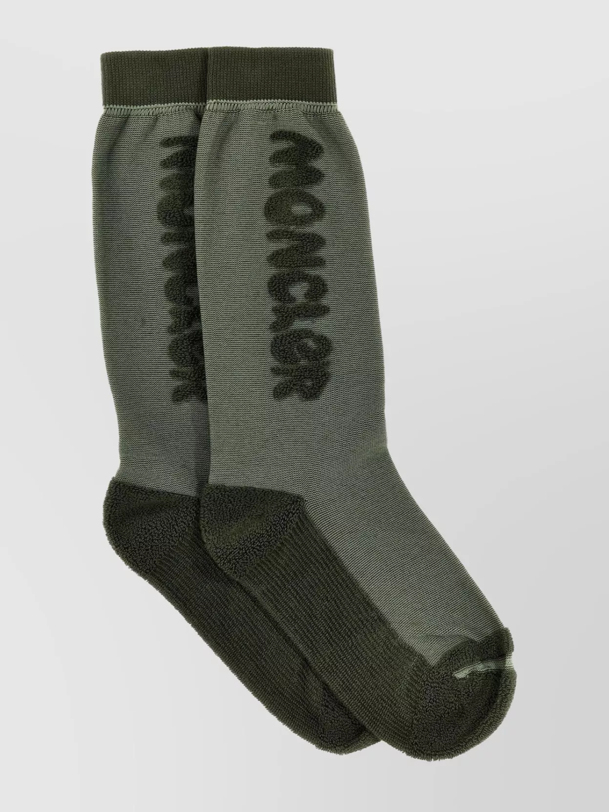 Shop Moncler Genius Salehe Bembury Mid-calf Ribbed Socks