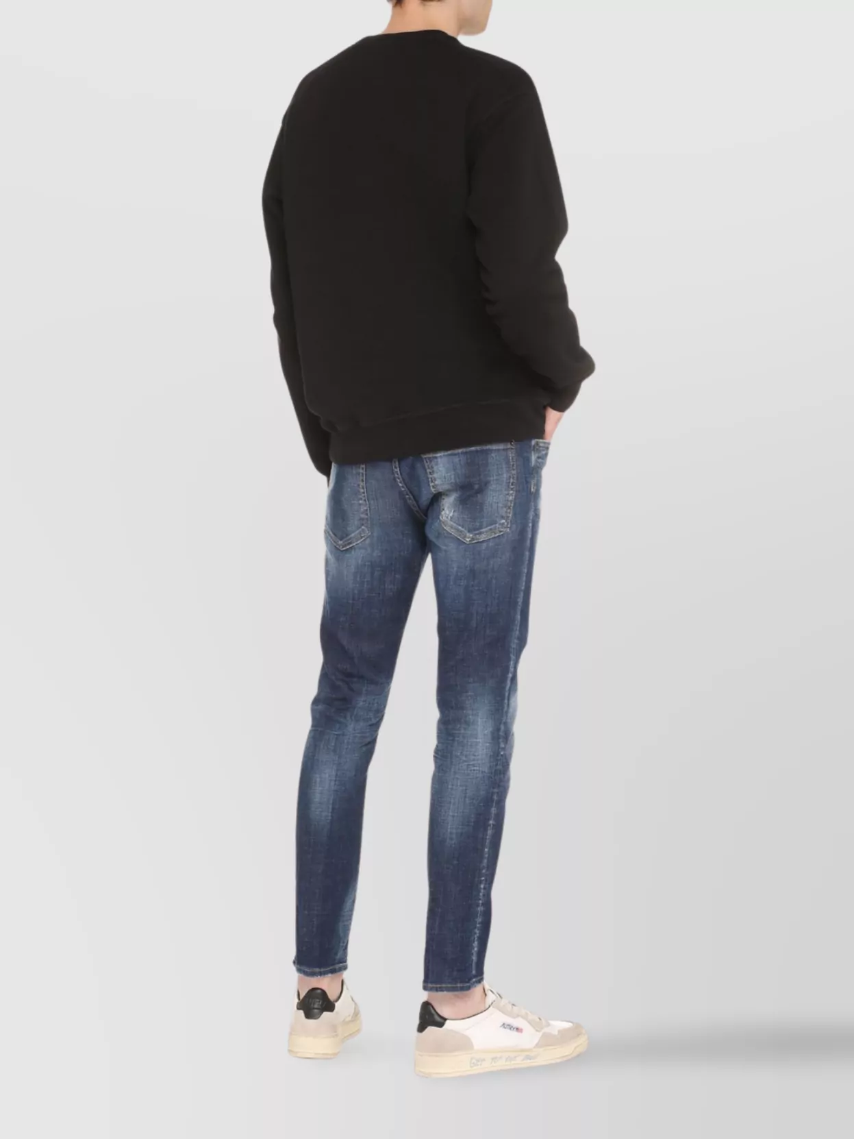 Dsquared2 Logo Detail Cotton Sweatshirt