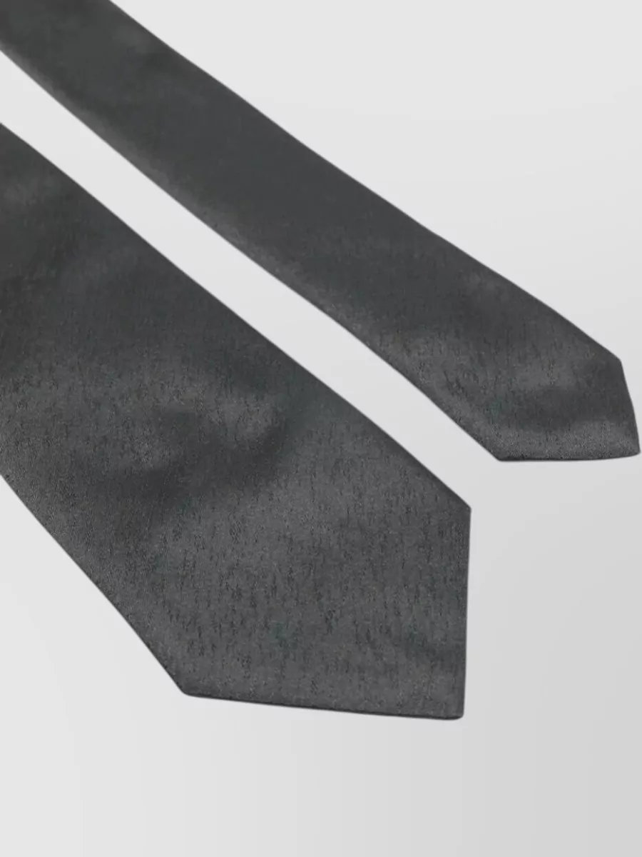 Emporio Armani Slim Neck Tie Pointed Tip Design