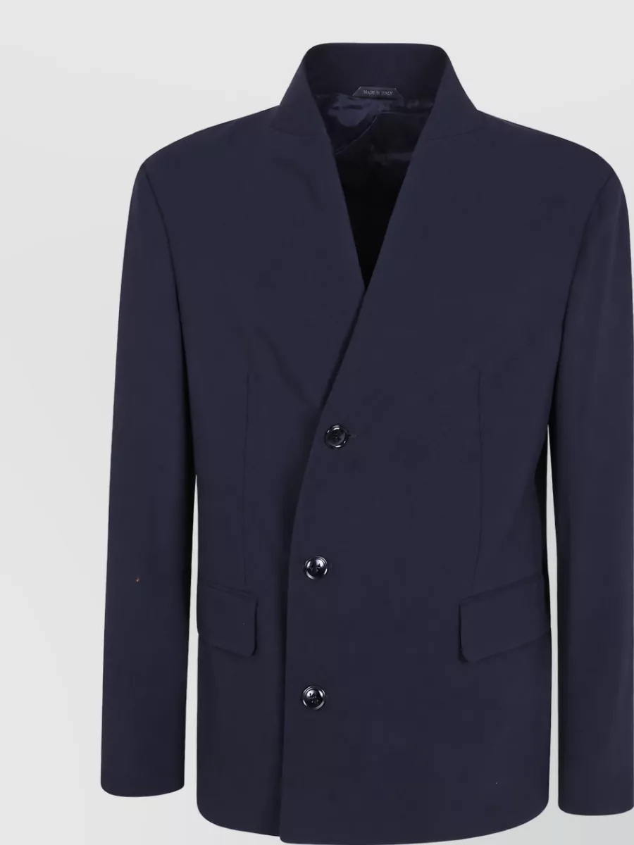 Giorgio Armani virgin wool single breasted coat