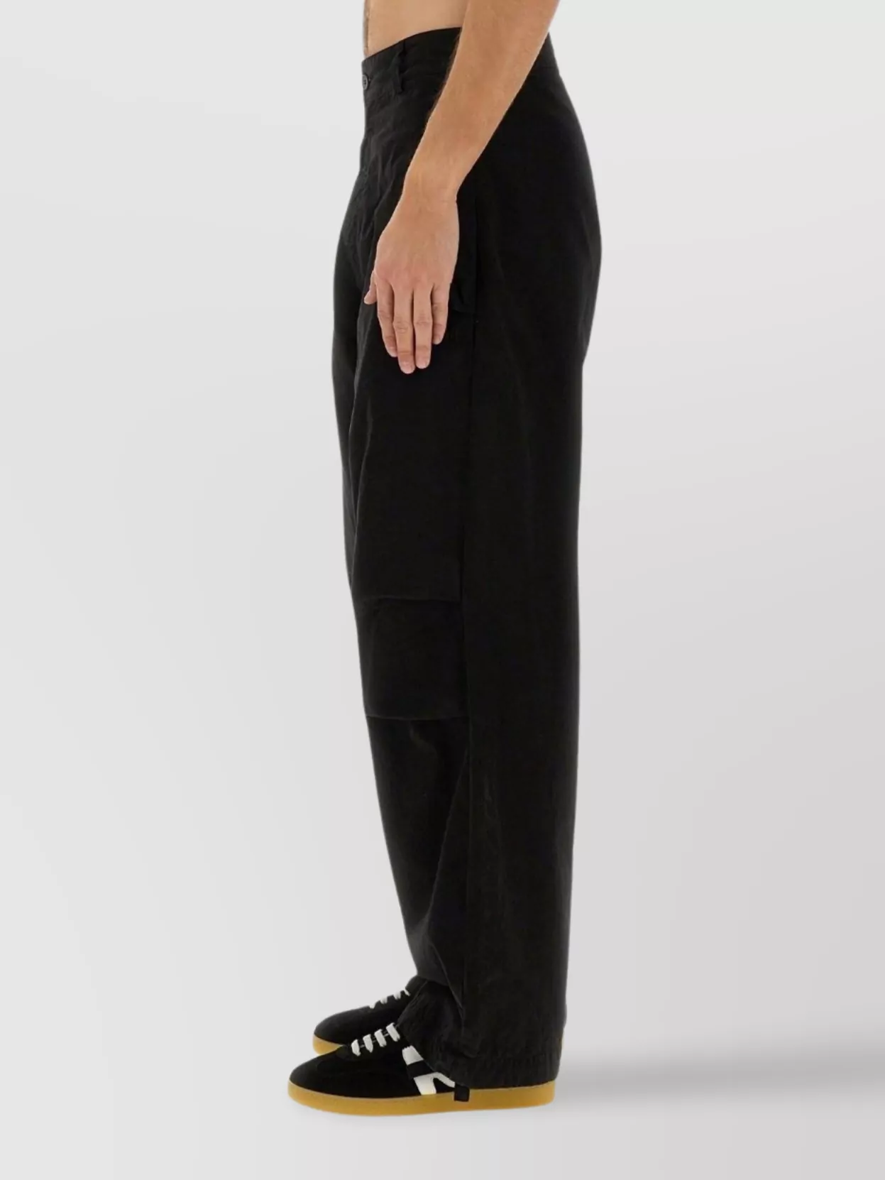 Msgm Cargo Pants "parachute" In Canvas