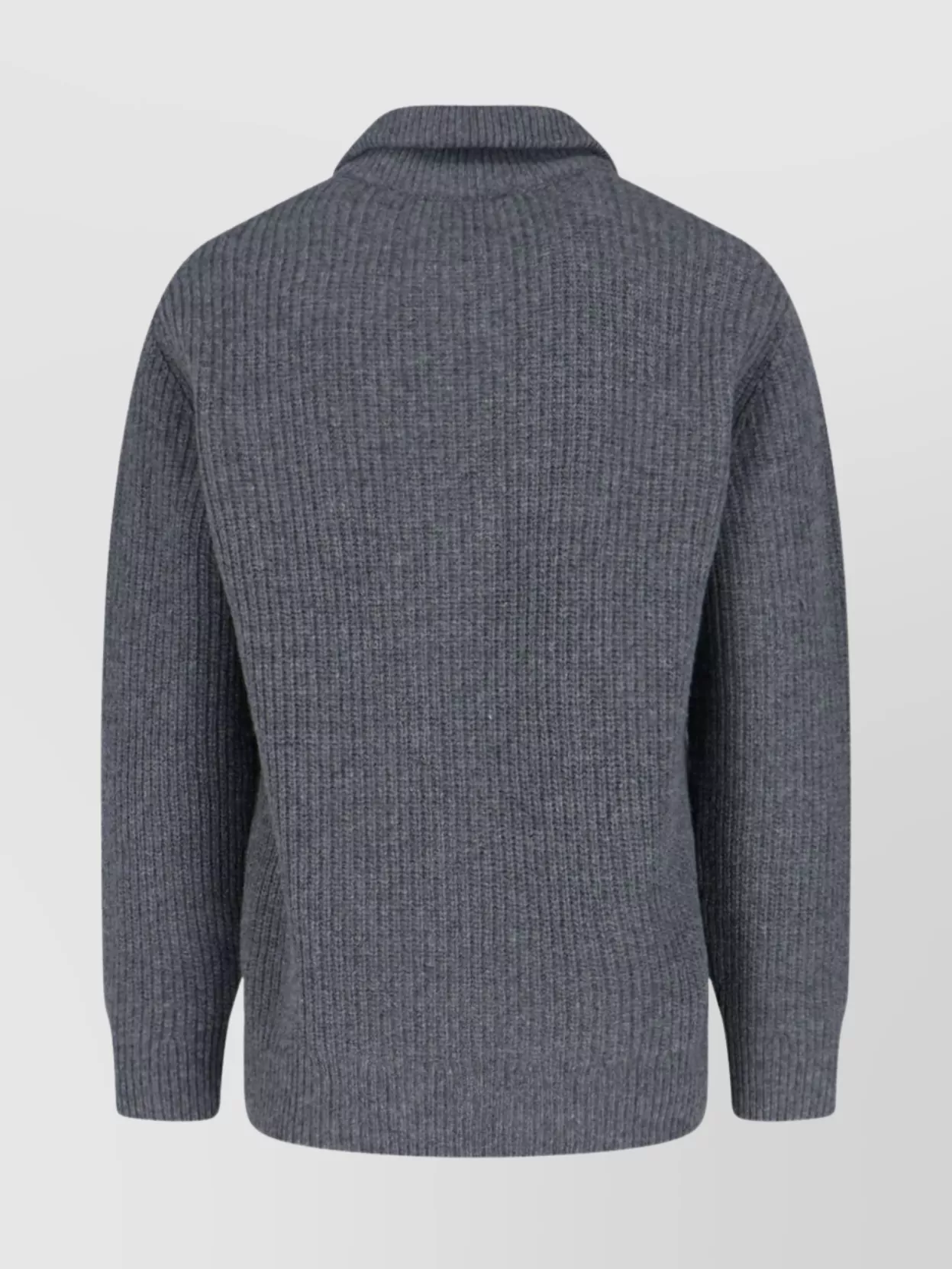 Closed Classic Grey Sweater With Round Neckline In Gray