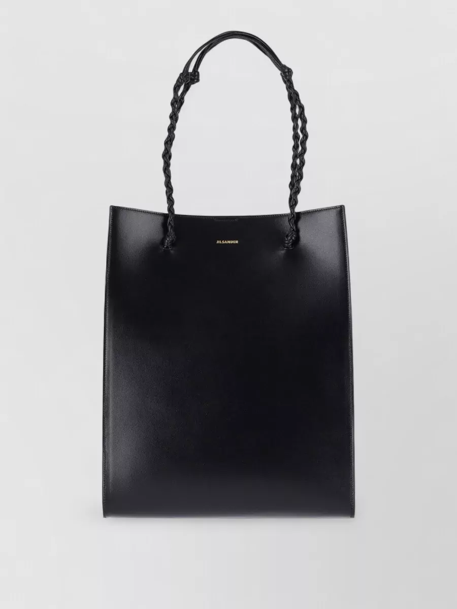 Jil Sander tangle leather shoulder bag