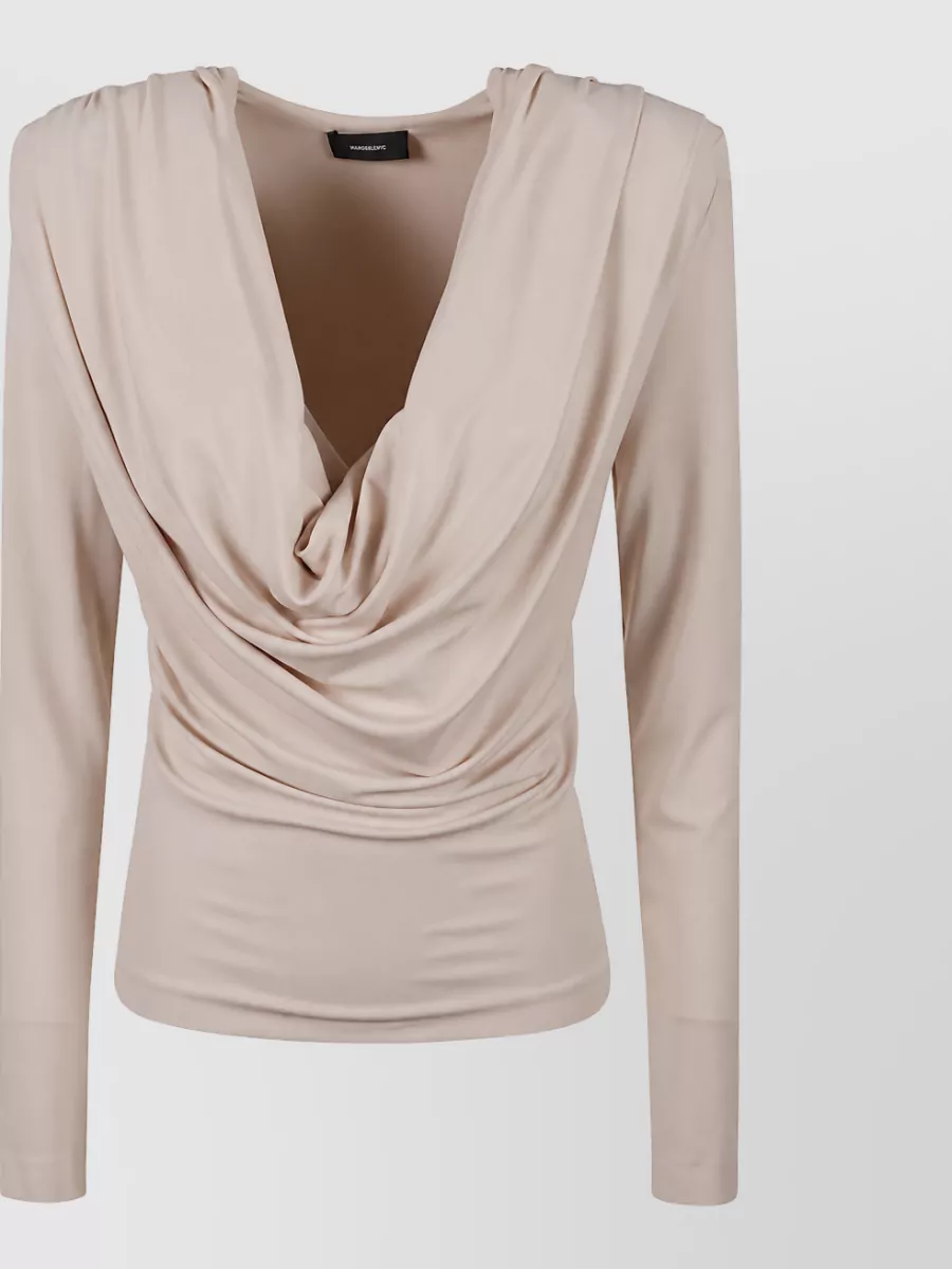 Wardrobe.NYC draped top