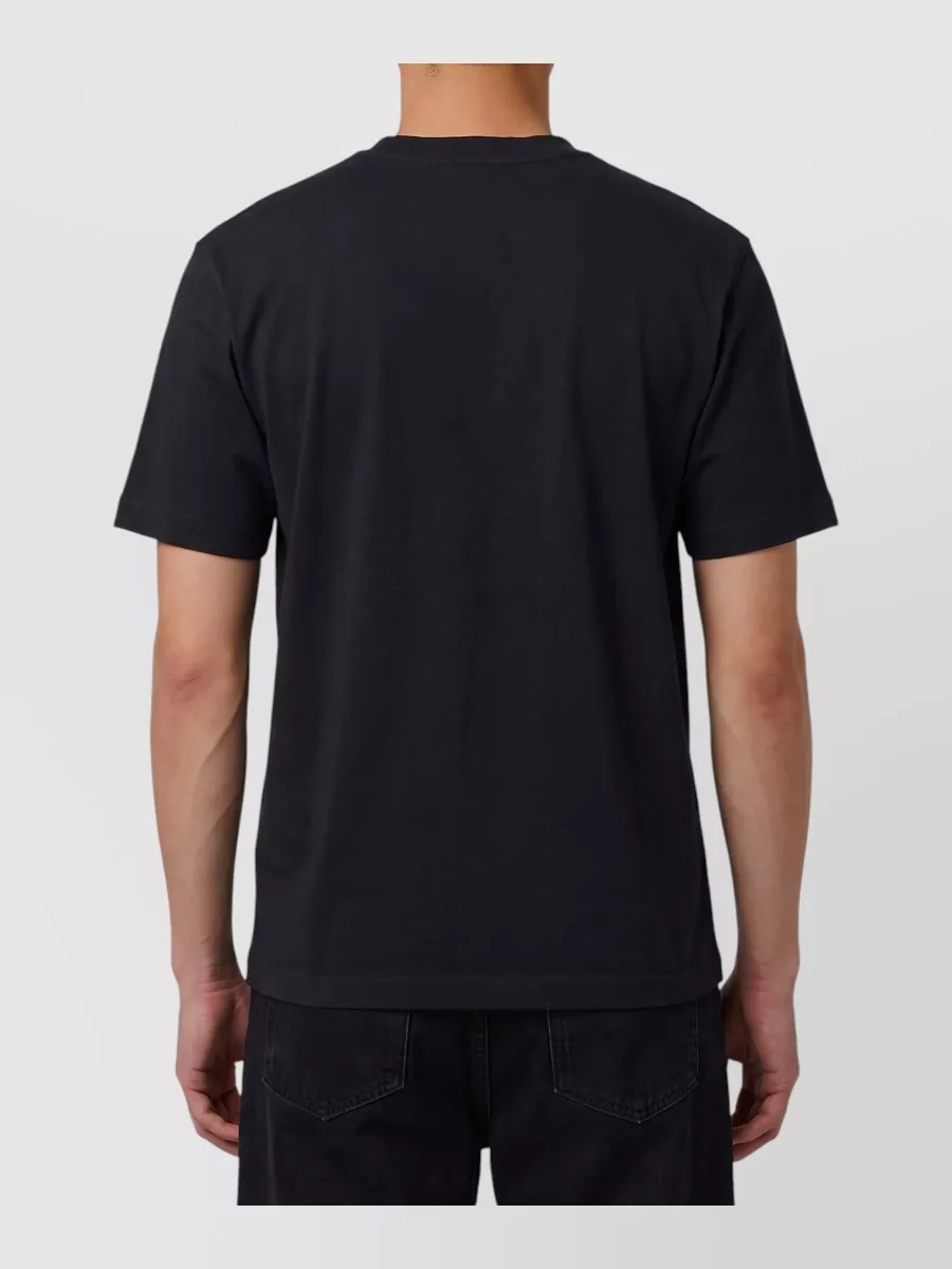 Jacquemus Organic Cotton Ribbed Crew Neck Short Sleeve T-Shirt