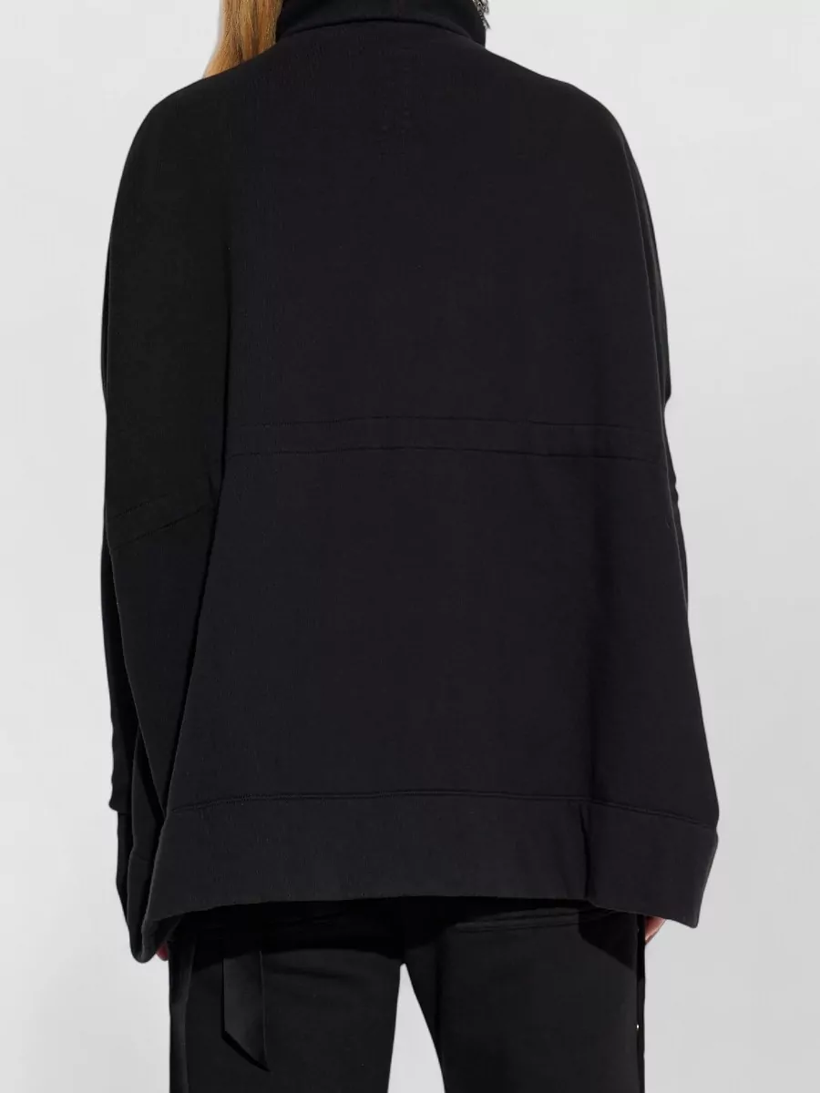 Rick Owens Drkshdw Funnel Neck Knitwear High Collar Drawstring