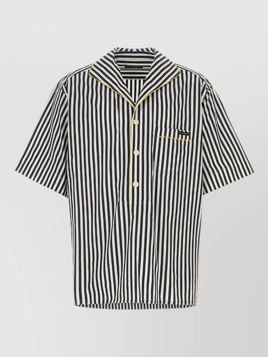 Dolce&Gabbana Embroidered Poplin Shirt