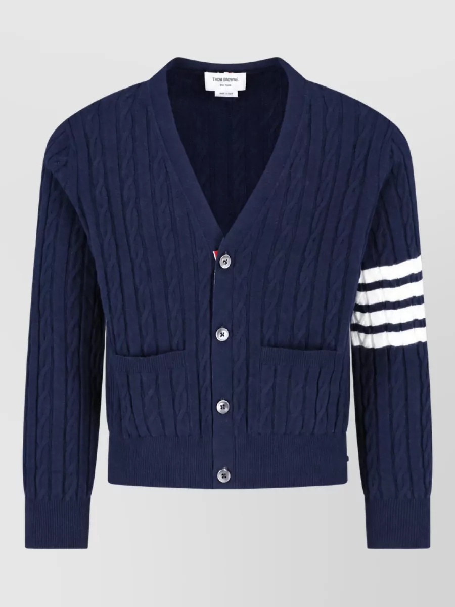 Thom Browne cashmere crewneck jacket