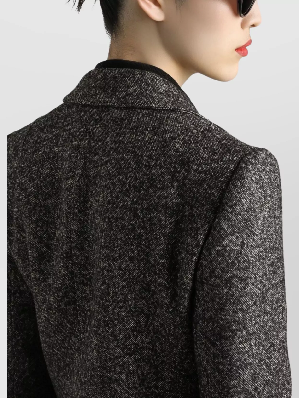 Dolce&Gabbana Tailored Single-Breasted Wool Jacket With Textured Fabric