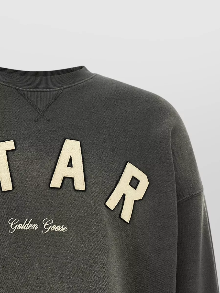 Golden Goose Cotton Oversized Crewneck Sweatshirt