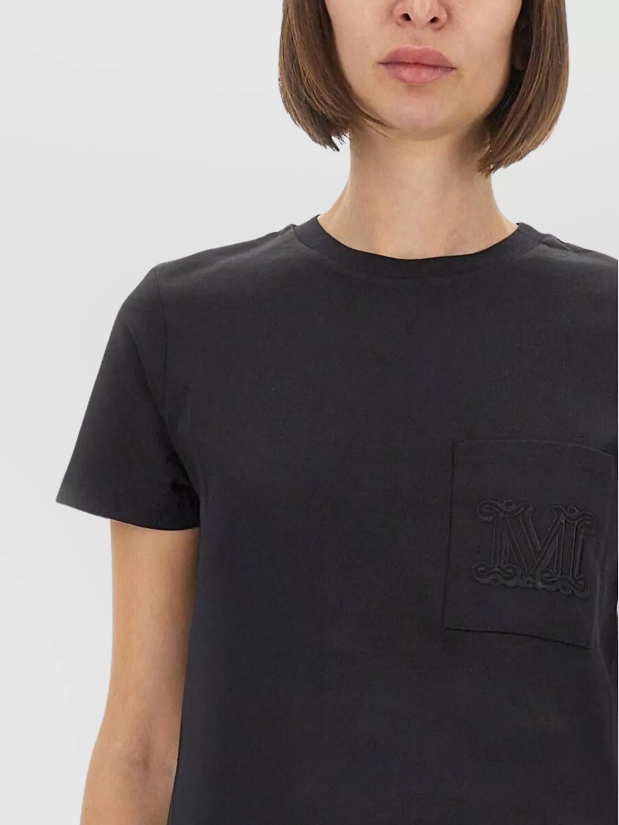 Max Mara Regular Fit T-Shirt Chest Pocket Detail