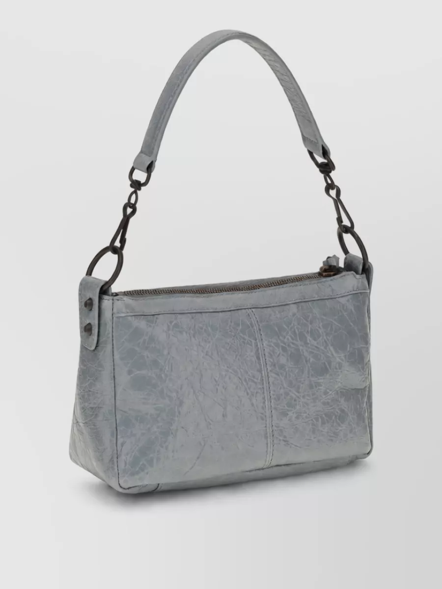 Balenciaga Le City Mini Leather Clutch Bag