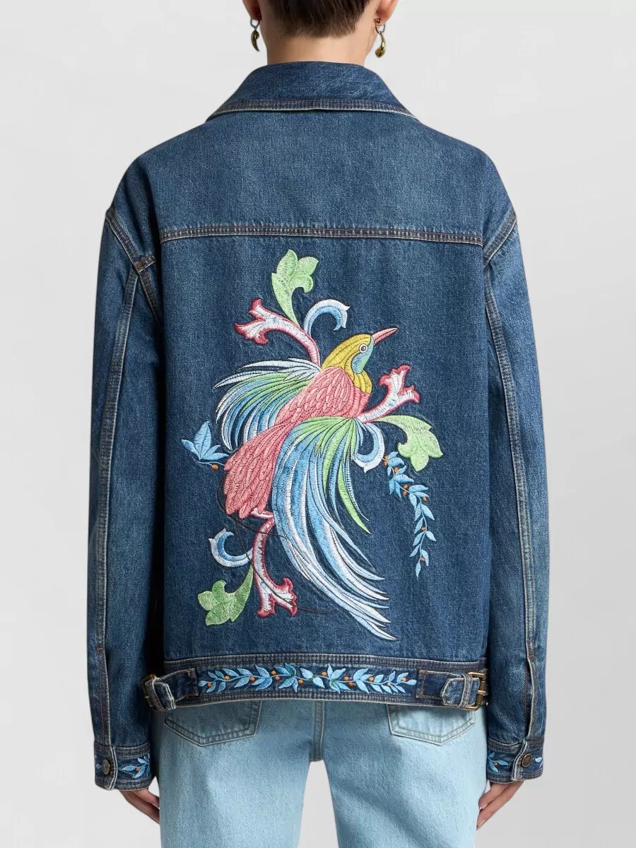Etro Denim Loose-Fit Jacket