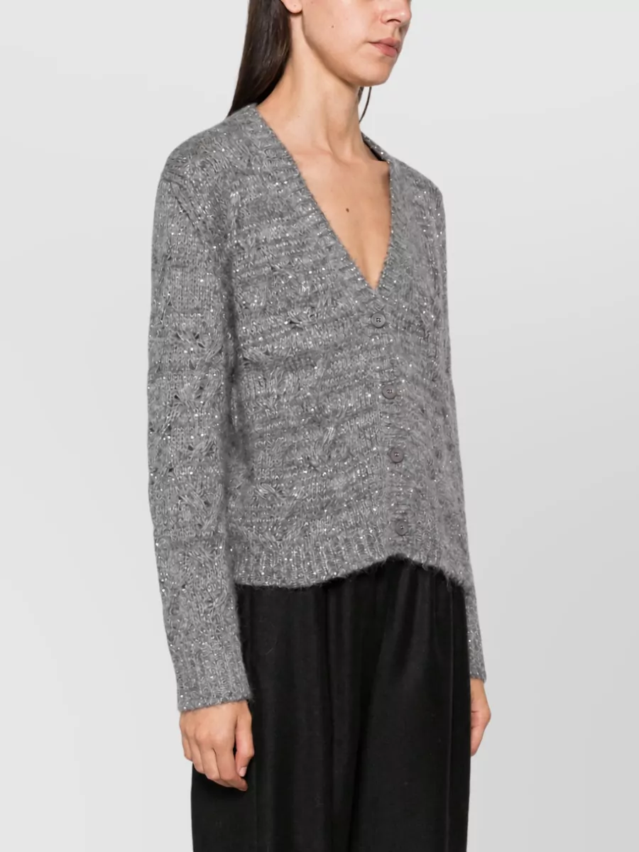 Fabiana Filippi Cashmere Wool-Blend Cardigan