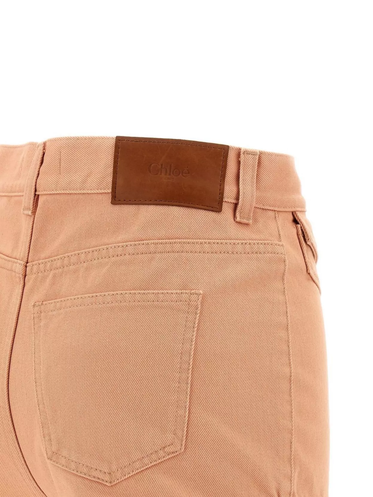 CHLOÉ HIGH WAIST SHORTS WITH FRONT AND BACK POCKETS