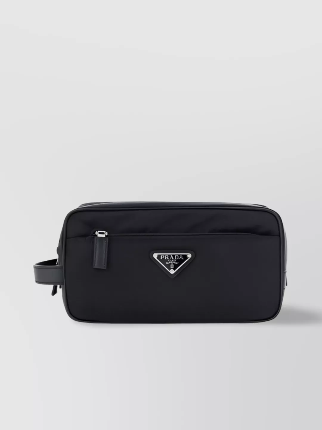 Shop Prada Rectangular Nylon Travel Case Leather